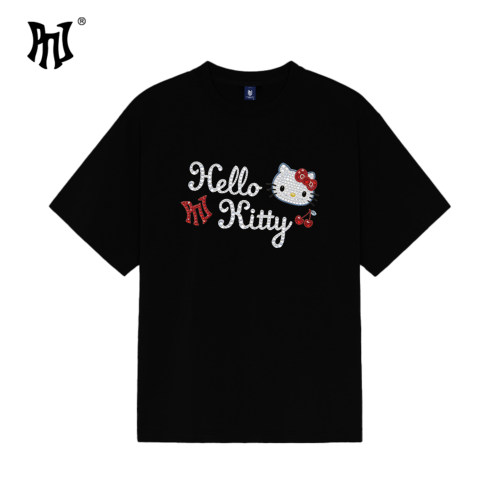 PNJT恤HelloKitty樱桃字母短袖