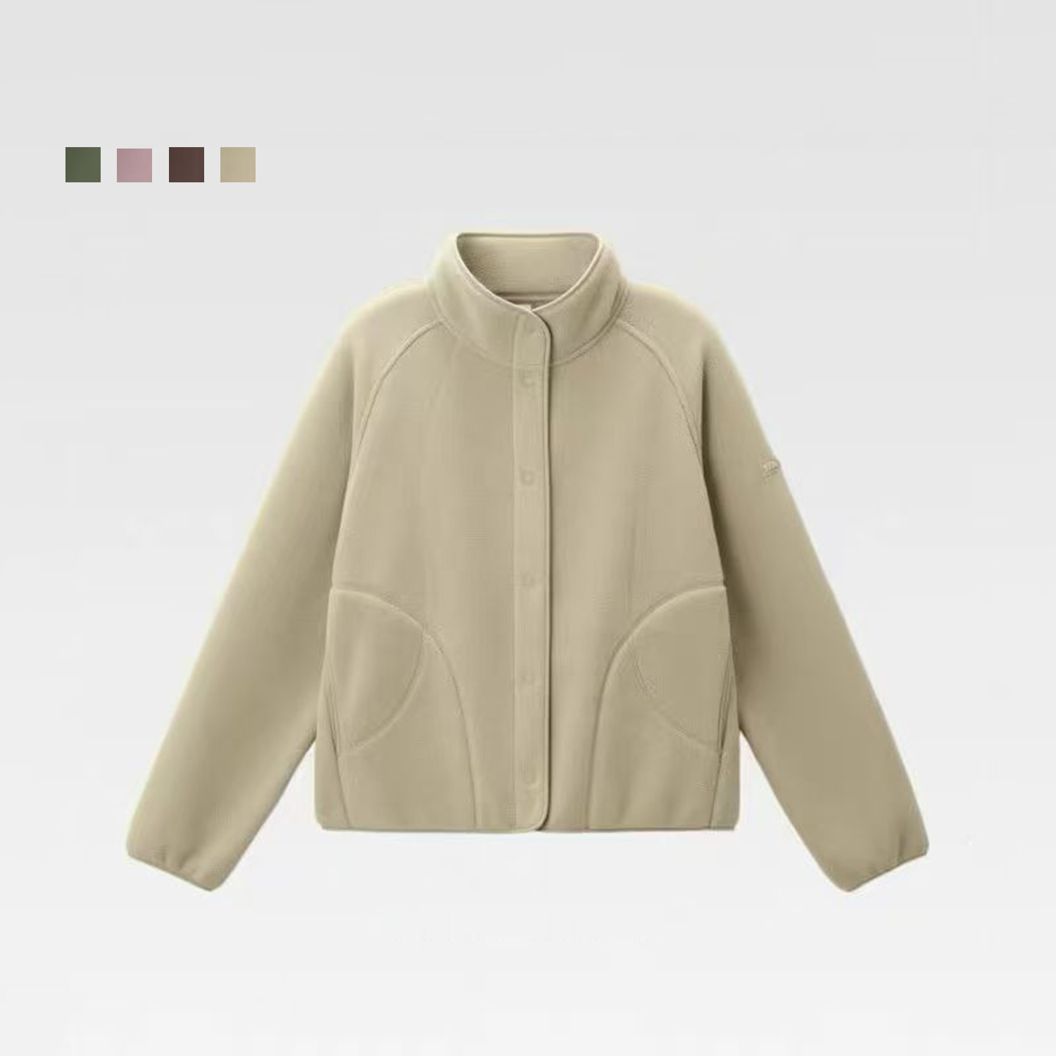 官网199！蕉家万粒绒外套女摇粒绒休闲抓绒衣内胆户外防风外套