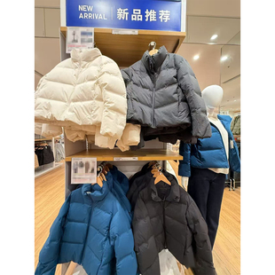 女装 478578 天衣无缝羽绒服立领短外套夹克保暖面包服25秋冬新款