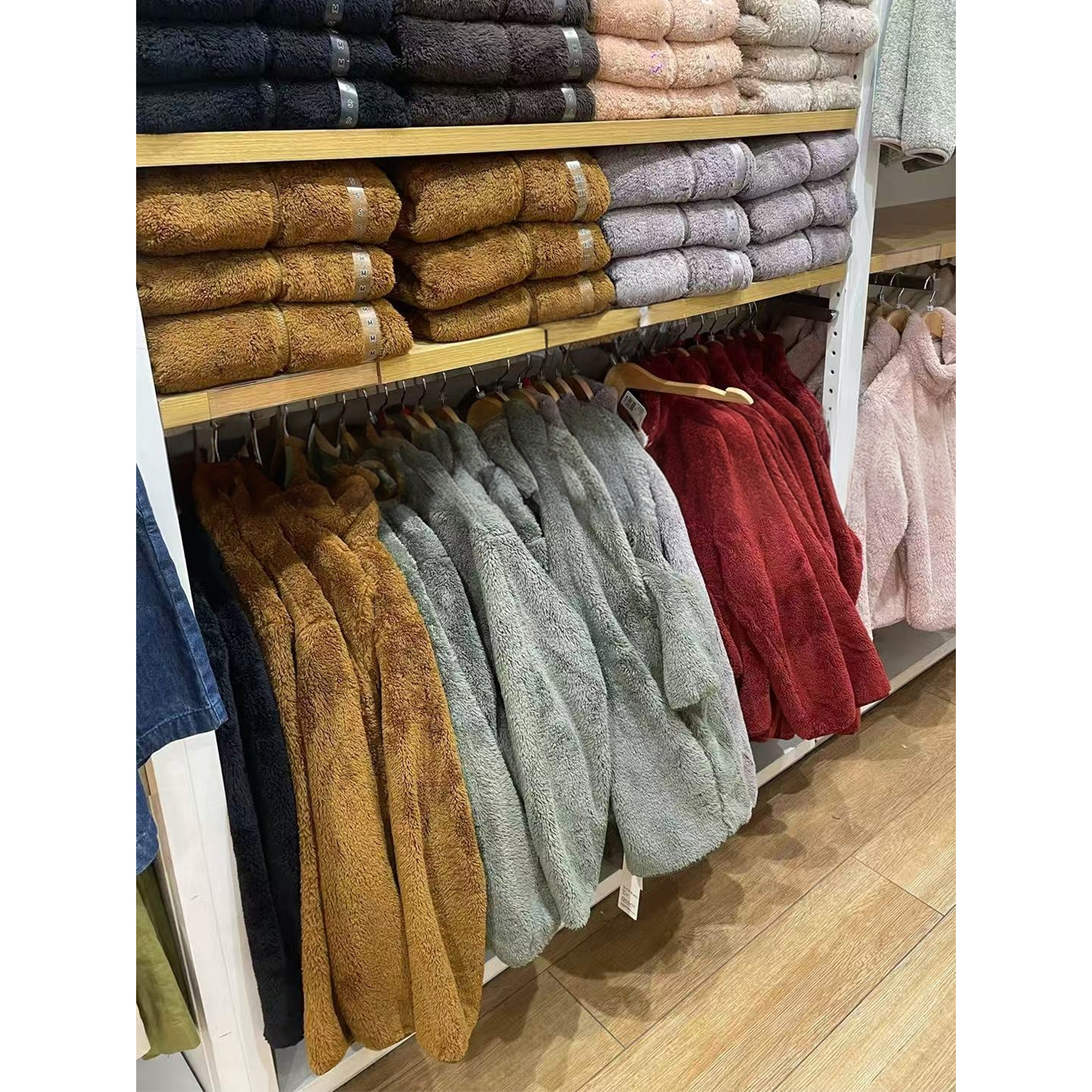 女装长绒摇粒绒拉链茄克保暖百搭长袖外套夹克25秋冬新款479611