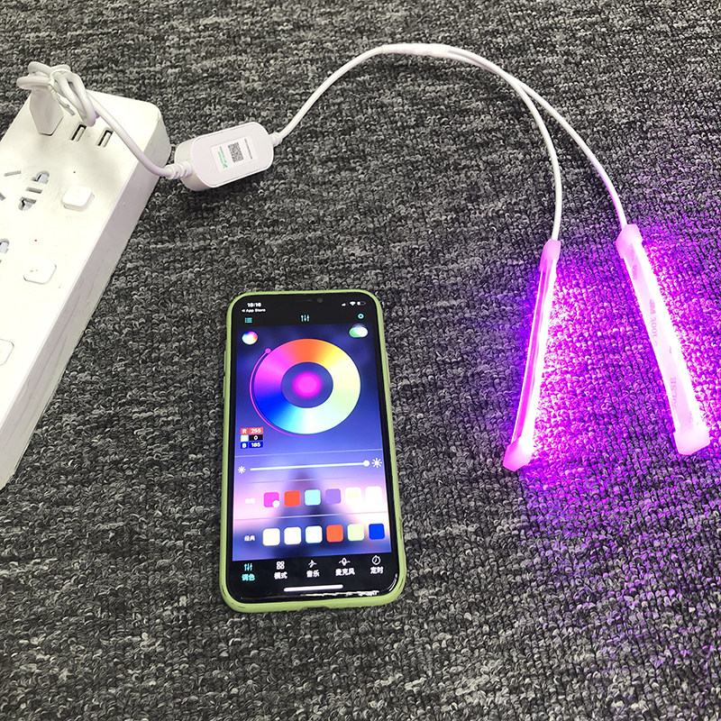 七彩蓝牙灯带APP手机控制鱼缸背景氛围灯电脑主机汽车装饰LED灯条使用感如何?