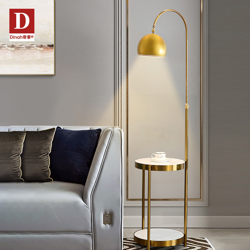 无线手机充电置物架落地灯客厅