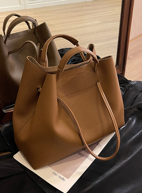 大容量包包女2025新款时尚质感手提单肩包百搭上班通勤腋下托特包