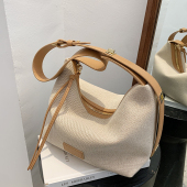 单肩腋下包帆布百搭斜挎托特包 潮时尚 网红洋气包包女夏季 2026新款