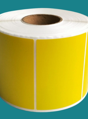 70X50彩色铜版不干胶纸白红绿黄绿蓝色标签打印纸TSC244 G500U MP/CP2140 3140EX GT820 ZT410条码纸