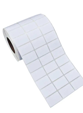 铜版不干胶纸30x20条码打印纸ZT210 230 410 510 PC42T CP2140 3140L G530U TSC244 342E ZD888T/CR标签贴纸