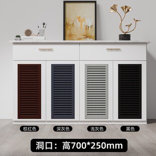 铝合金橱柜透气百叶门厨房燃气表柜门百叶窗衣柜鞋柜通气孔格栅网