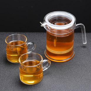 耐热玻璃茶壶过滤红茶冲茶器茶水分离泡茶杯小号家用功夫茶具套装