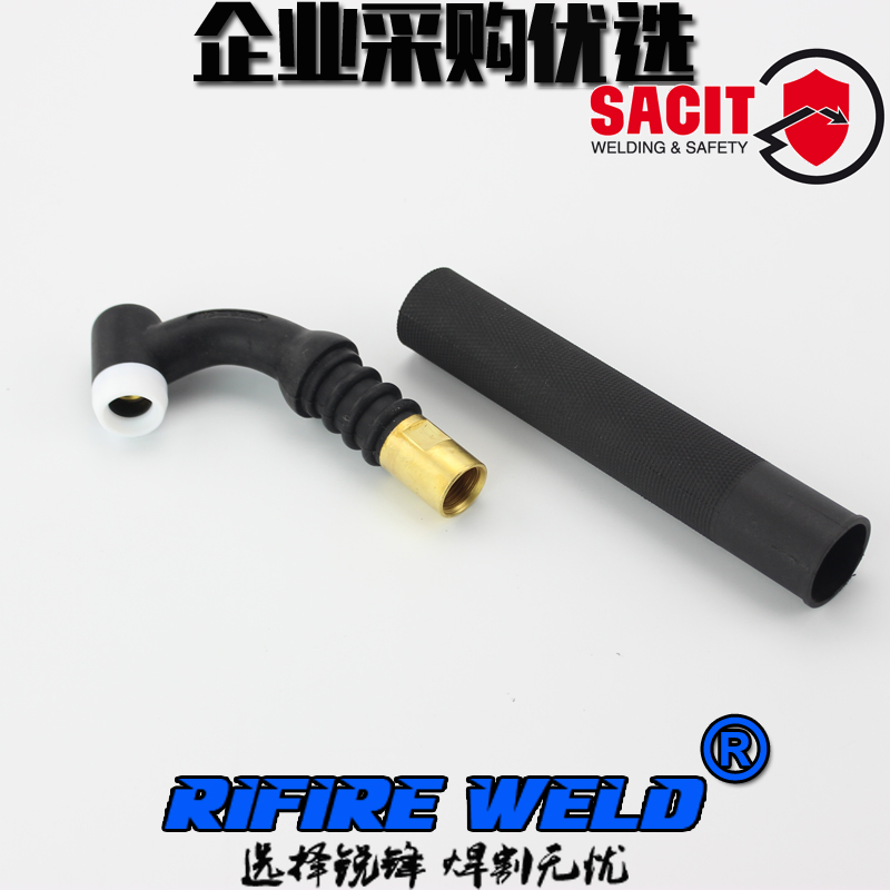 瑞凌WP-26F 18F万向氩弧焊枪头柔性可弯曲气冷WP26 18FV水冷把头