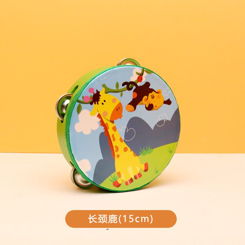 婴幼儿童手拍鼓铃鼓摇铃奥尔夫乐器1-3-6岁幼儿园老师用表演手鼓