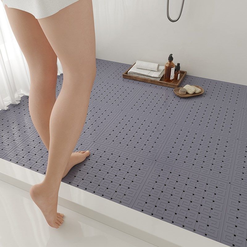 tpe浴室防滑垫洗澡淋浴房镂空拼接卫生间地垫可裁剪加厚吸盘脚垫,居家布艺,家用脚垫,淘宝优惠券,粉丝福利购,淘宝优惠卷