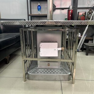 农村柴火烤火炉不锈钢围栏取暖气化炉防烫防护网