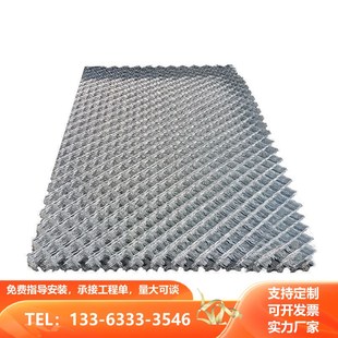 镀锌菱形美格网加粗铁丝网养殖安全防护围栏隔离网狗笼网片网格