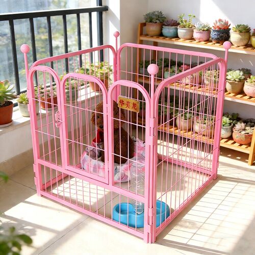 新型宠物围栏狗笼子中型犬小型犬室内狗狗栅栏比熊柯基柴犬狗窝