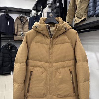 H家90鹅绒厚实保暖羽绒服