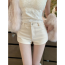 版 下装 型致胜 纯欲气质热裤 搭配 高腰麂皮绒微弹包臀短裤 若语定制