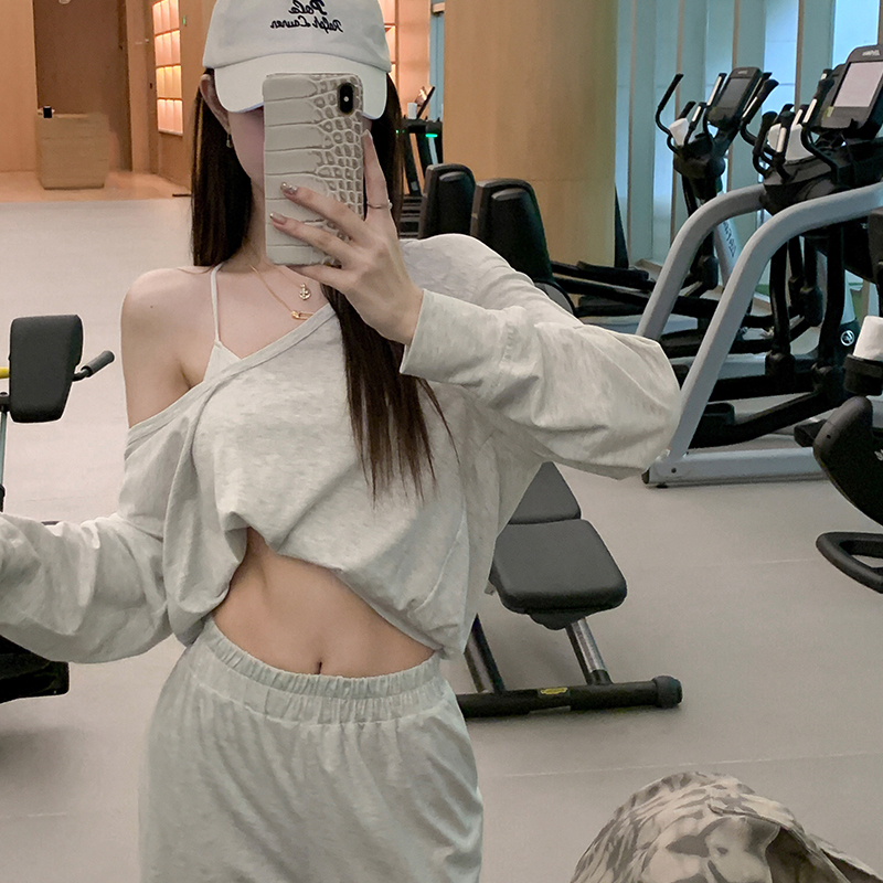 若语定制 1u系轻氧套组莱赛尔凉感防晒套装夏季新款百搭运动套装