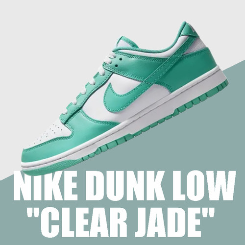 NIKE耐克Dunk Low 白绿 低帮防滑耐磨板鞋 DV0833-101