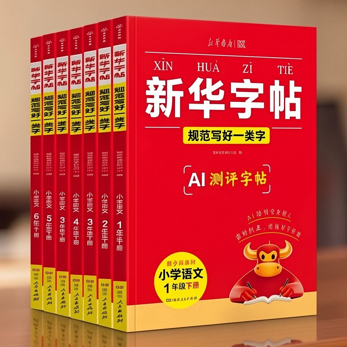 新华书店字帖小学生专用一二三四五六年级同步教材练字帖硬笔书法楷体