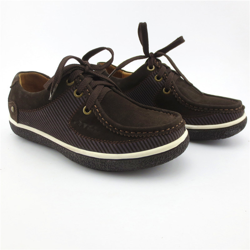 全真皮休闲风系带女单鞋