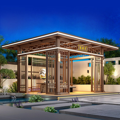 幽之腾铝合金凉亭户外不生锈