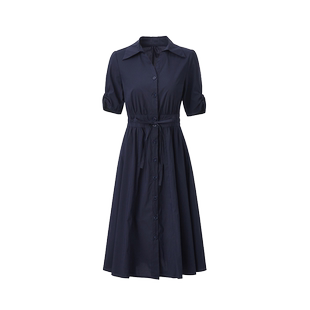 NOWSHOW朗香夏季新品通勤衬衫连衣裙222066