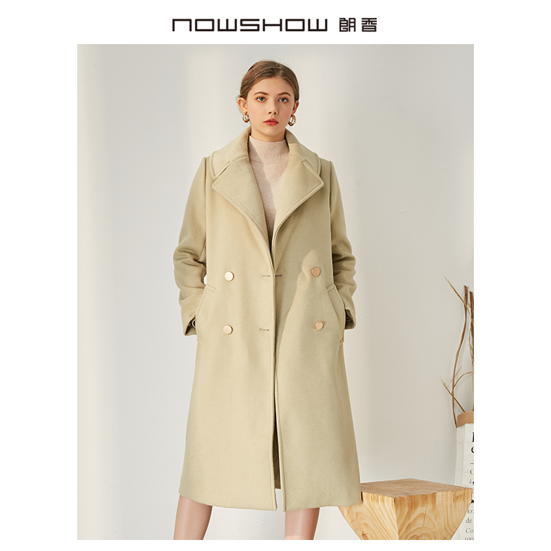 nowshow朗香冬装新品毛呢外套