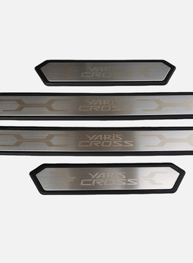 适用于23-24款丰田雅力士Yaris Cross迎宾踏板塑料门槛条改装配件