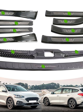 适用于 19-24款福特福克斯Focus  IV 内外门槛条内外后护板用品
