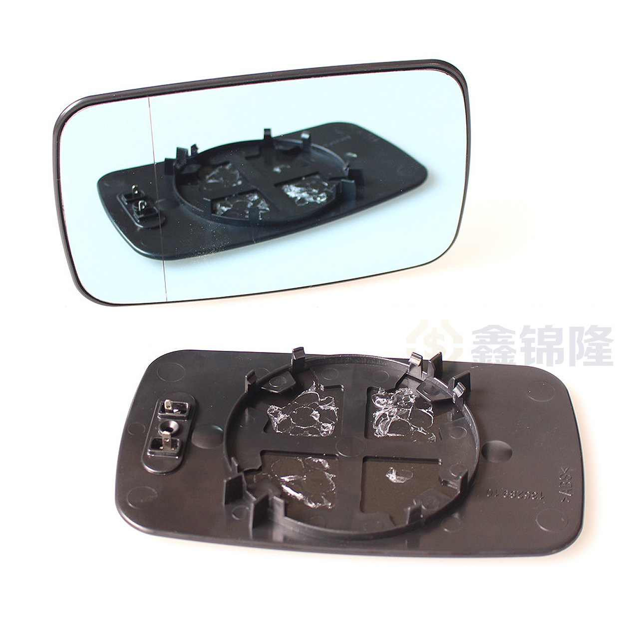 适用于宝马3系E46四门后视镜片倒车镜片汽车镜子镜片