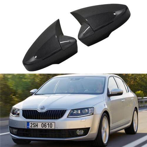 适用于13-18款斯柯达晶锐 后视镜盖牛角倒车镜壳Skoda Octavia A7