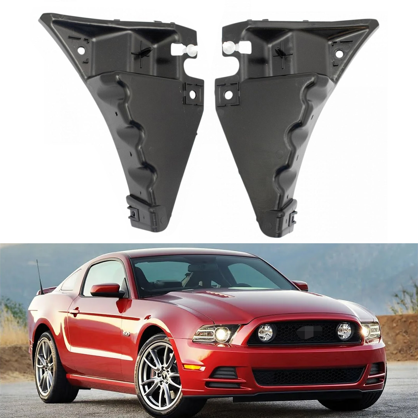 适用于10-14款福特野马Mustang 前杠支架杠体卡扣外饰AR3Z17C861A
