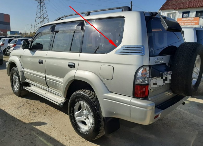 侧风口电镀银装饰路霸汽车
