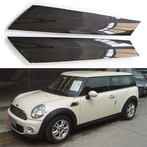 适用于宝马mini迷你R55R56 A柱外饰板碳纹挡风玻璃盖板5113727258