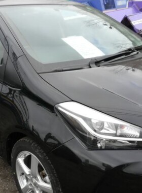 VITZ 11-13-15-17年款电镀倒车镜盖后视镜框罩XP130电镀镜盖改装