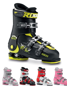 意大利ROCES乐喜士青少年滑雪鞋儿童滑雪鞋双板伸缩滑雪鞋6码可调
