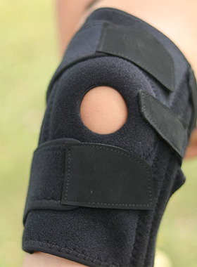 登山跑步羽毛球激烈运动髌骨保护加压缠绕式专业护膝比肩LP骑行