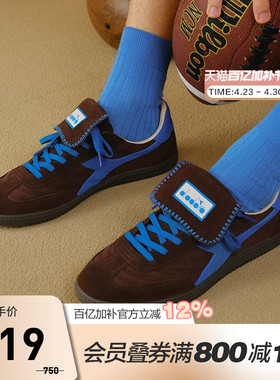diadora/迪亚多纳德训鞋Saunter FC翻盖鞋舌情侣复古轻便休闲鞋