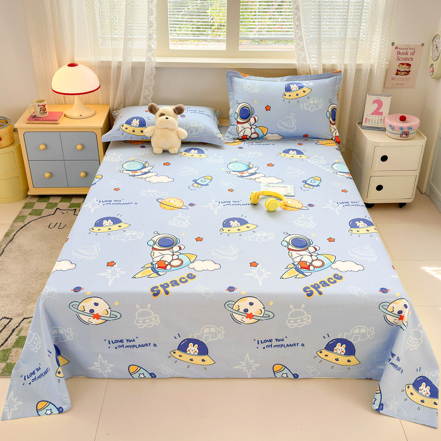 A类母婴级100%全棉床单单件纯棉儿童学生宿舍单人被单1.5m1.8米床,床上用品,床单,淘宝优惠券,粉丝福利购,淘宝优惠卷