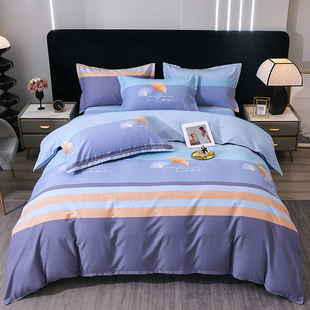 秋冬加厚磨毛100纯棉被套单件全棉被罩150x200x230单双人宿舍被单