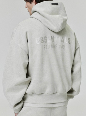 FOG CRAZY复线ESSENTIALS第九季高街休闲宽松金属压胶情侣卫衣潮