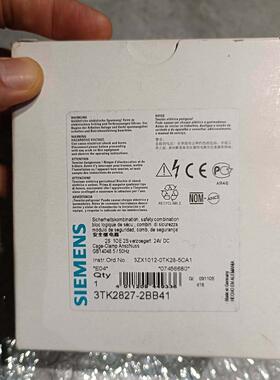 议价全新西门子3TK2827-2BB41安全继电器，原装正品，说