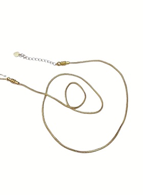 铜质蛇骨链短项链可拆直接穿珠