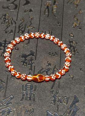 天珠手链红玉髓玛瑙招财手串