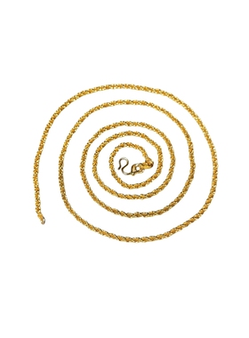 铜质电镀黄金色男女项链麻花链饰品配件民族风饰品