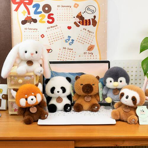 艺绒坊玩偶香墩墩正版熊猫毛绒玩具公仔桌伴玩偶毛绒摆件生日礼物