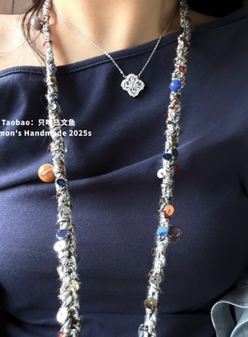 通体纯银lop四叶草长期主义饰品