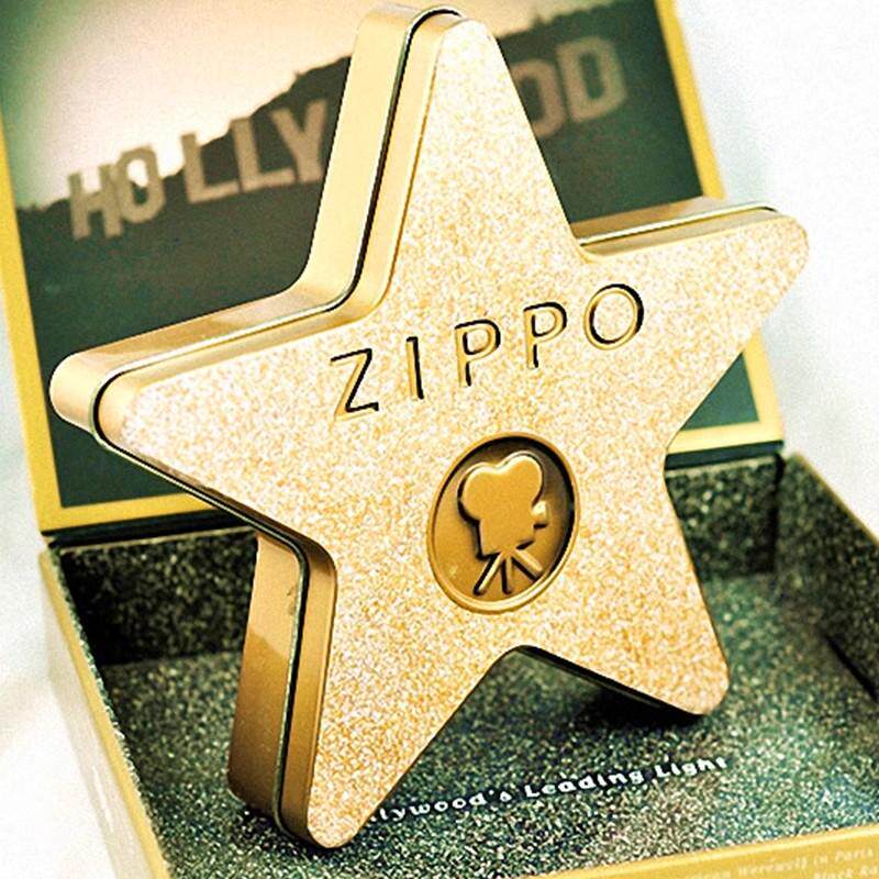 正品Zippo打火机2001年度纪念机好莱坞之星光大道C01绝版珍藏