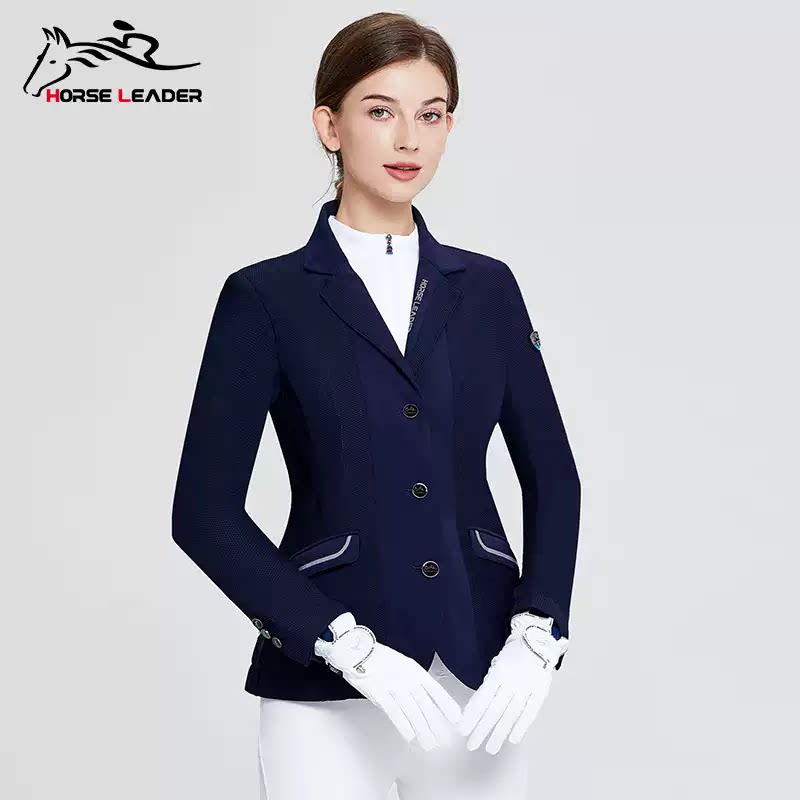 HORSELEADER女网眼透气马术服