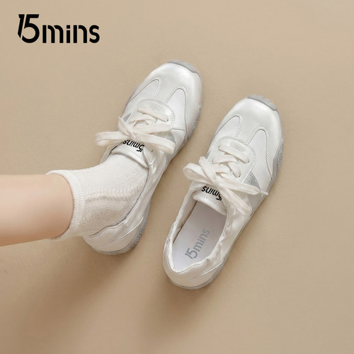 15mins女鞋细闪芭蕾德训鞋女款